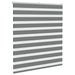 Zebra rolgordijn 135x100 cm stofbreedte 130,9 cm donkergrijs