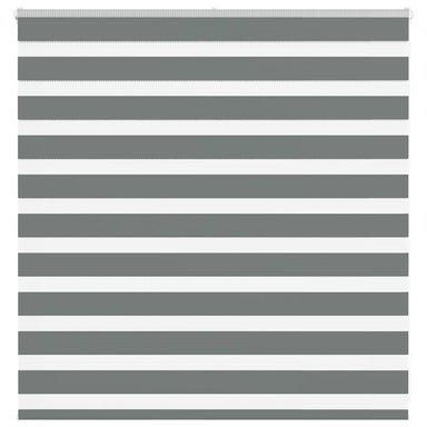 Zebra rolgordijn 140x100 cm stofbreedte 135,9 cm donkergrijs