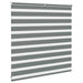 Zebra rolgordijn 140x100 cm stofbreedte 135,9 cm donkergrijs