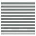 Zebra rolgordijn 155x100 cm stofbreedte 150,9 cm donkergrijs