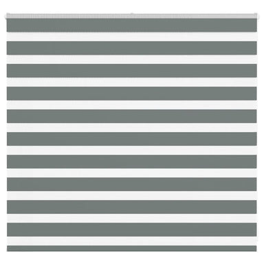 Zebra rolgordijn 165x100 cm stofbreedte 160,9 cm donkergrijs