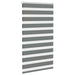 Zebra rolgordijn 80x150 cm stofbreedte 75,9 cm donkergrijs