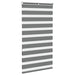 Zebra rolgordijn 85x150 cm stofbreedte 80,9 cm donkergrijs