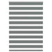 Zebra rolgordijn 100x150 cm stofbreedte 95,9 cm donkergrijs