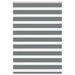 Zebra rolgordijn 110x150 cm stofbreedte 105,9 cm donkergrijs