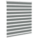 Zebra rolgordijn 120x150 cm stofbreedte 115,9 cm donkergrijs