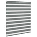 Zebra rolgordijn 120x150 cm stofbreedte 115,9 cm donkergrijs