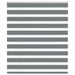 Zebra rolgordijn 125x150 cm stofbreedte 120,9 cm donkergrijs