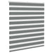 Zebra rolgordijn 125x150 cm stofbreedte 120,9 cm donkergrijs