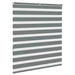 Zebra rolgordijn 125x150 cm stofbreedte 120,9 cm donkergrijs