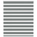 Zebra rolgordijn 130x150 cm stofbreedte 125,9 cm donkergrijs