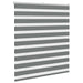 Zebra rolgordijn 130x150 cm stofbreedte 125,9 cm donkergrijs