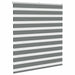 Zebra rolgordijn 135x150 cm stofbreedte 130,9 cm donkergrijs