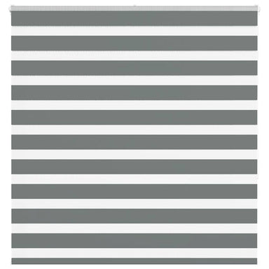 Zebra rolgordijn 140x150 cm stofbreedte 135,9 cm donkergrijs