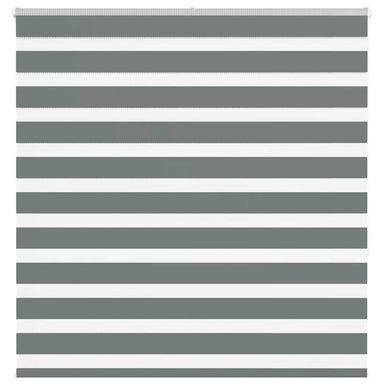 Zebra rolgordijn 145x150 cm stofbreedte 140,9 cm donkergrijs