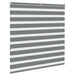 Zebra rolgordijn 145x150 cm stofbreedte 140,9 cm donkergrijs