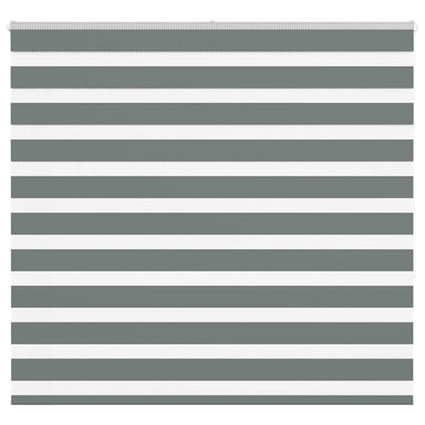 Zebra rolgordijn 155x150 cm stofbreedte 150,9 cm donkergrijs
