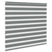 Zebra rolgordijn 155x150 cm stofbreedte 150,9 cm donkergrijs