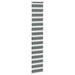 Zebra rolgordijn 40x200 cm stofbreedte 35,9 cm donkergrijs