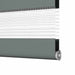 Zebra rolgordijn 60x200 cm stofbreedte donkergrijs 55,9 cm