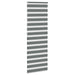 Zebra rolgordijn 75x200 cm stofbreedte 70,9 cm donkergrijs