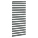 Zebra rolgordijn 95x200 cm stofbreedte 90,9 cm donkergrijs