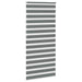 Zebra rolgordijn 110x200 cm stofbreedte 105,9 cm donkergrijs