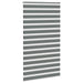 Zebra rolgordijn 125x200 cm stofbreedte 120,9 cm donkergrijs