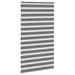 Zebra rolgordijn 125x200 cm stofbreedte 120,9 cm donkergrijs