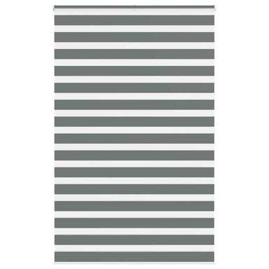 Zebra rolgordijn 150x200 cm stofbreedte 145,9 cm donkergrijs