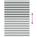 Zebra rolgordijn 155x200 cm stofbreedte 150,9 cm donkergrijs
