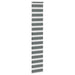 Zebra rolgordijn 40x230 cm stofbreedte 35,9 cm donkergrijs