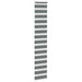 Zebra rolgordijn 45x230 cm stofbreedte 40,9 cm donkergrijs
