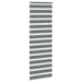 Zebra rolgordijn 75x230 cm stofbreedte 70,9 cm donkergrijs