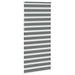 Zebra rolgordijn 110x230 cm stofbreedte 105,9 cm donkergrijs