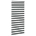 Zebra rolgordijn 115x230 cm stofbreedte 110,9 cm donkergrijs