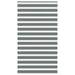 Zebra rolgordijn 135x230 cm stofbreedte 130,9 cm donkergrijs