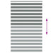 Zebra rolgordijn 140x230 cm stofbreedte 135,9 cm donkergrijs