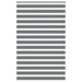 Zebra rolgordijn 150x230 cm stofbreedte 145,9 cm donkergrijs