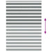Zebra rolgordijn 155x230 cm stofbreedte 150,9 cm donkergrijs