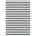 Zebra rolgordijn 165x230 cm stofbreedte 160,9 cm donkergrijs