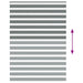 Zebra rolgordijn 165x230 cm stofbreedte 160,9 cm donkergrijs