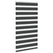 Zebra rolgordijn 70x100 cm stofbreedte 65,9 cm zwart