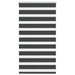 Zebra rolgordijn 80x100 cm stofbreedte 75,9 cm zwart