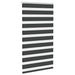Zebra rolgordijn 80x100 cm stofbreedte 75,9 cm zwart