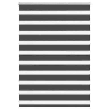 Zebra rolgordijn 95x100 cm stofbreedte 90,9 cm zwart