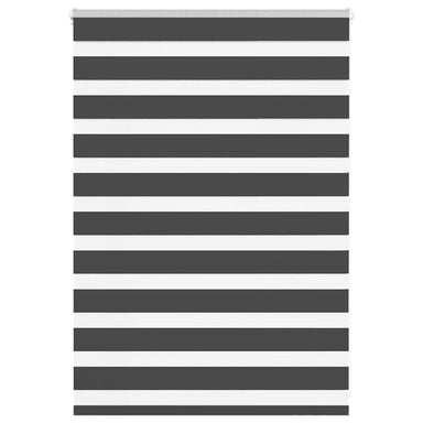 Zebra rolgordijn 105x100 cm stofbreedte 100,9 cm zwart