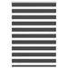Zebra rolgordijn 105x100 cm stofbreedte 100,9 cm zwart