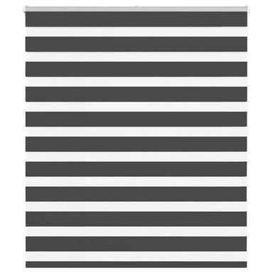 Zebra rolgordijn 120x100 cm stofbreedte 115,9 cm zwart
