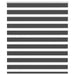 Zebra rolgordijn 125x100 cm stofbreedte 120,9 cm zwart
